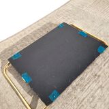 Black and gold serving tray circa 1960