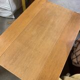 Extendable and adjustable Scandinavian oak coffee/dining table - 1960