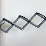 Grey Industrial Scissor Wall Lamp from Elektroinstala, 1960s