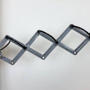 Grey Industrial Scissor Wall Lamp from Elektroinstala, 1960s
