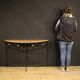 20th century French half-moon console