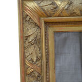 Miroir mural Giltwood du XIXe siècle