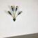 Modernist Blue and Brass Italian Theatre Wall Light Sconces, Italy, 1950s