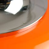 Large Space Age Model Best Pendant from Guzzini in Orange, 1970s