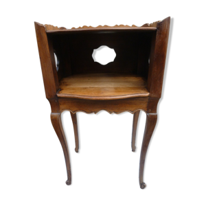 Table de chevet Louis XV en noyer