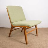 Set of 3 Danish armchairs, laminated beech and mahogany, model AX, Peter Hvidt.
