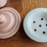 12-cup service with saucers and a pourer - Vieux grès de la Tour