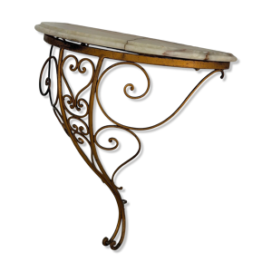 console murale flottante - fer