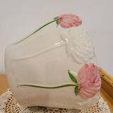 Cache-pot barbotine Pivoines