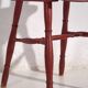 Antique red Windsor style chair (c.1920)