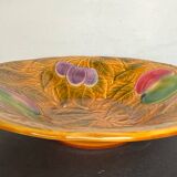 Sarreguemines slip fruit bowl