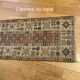 Hand-knotted oriental rug made of pure wool.