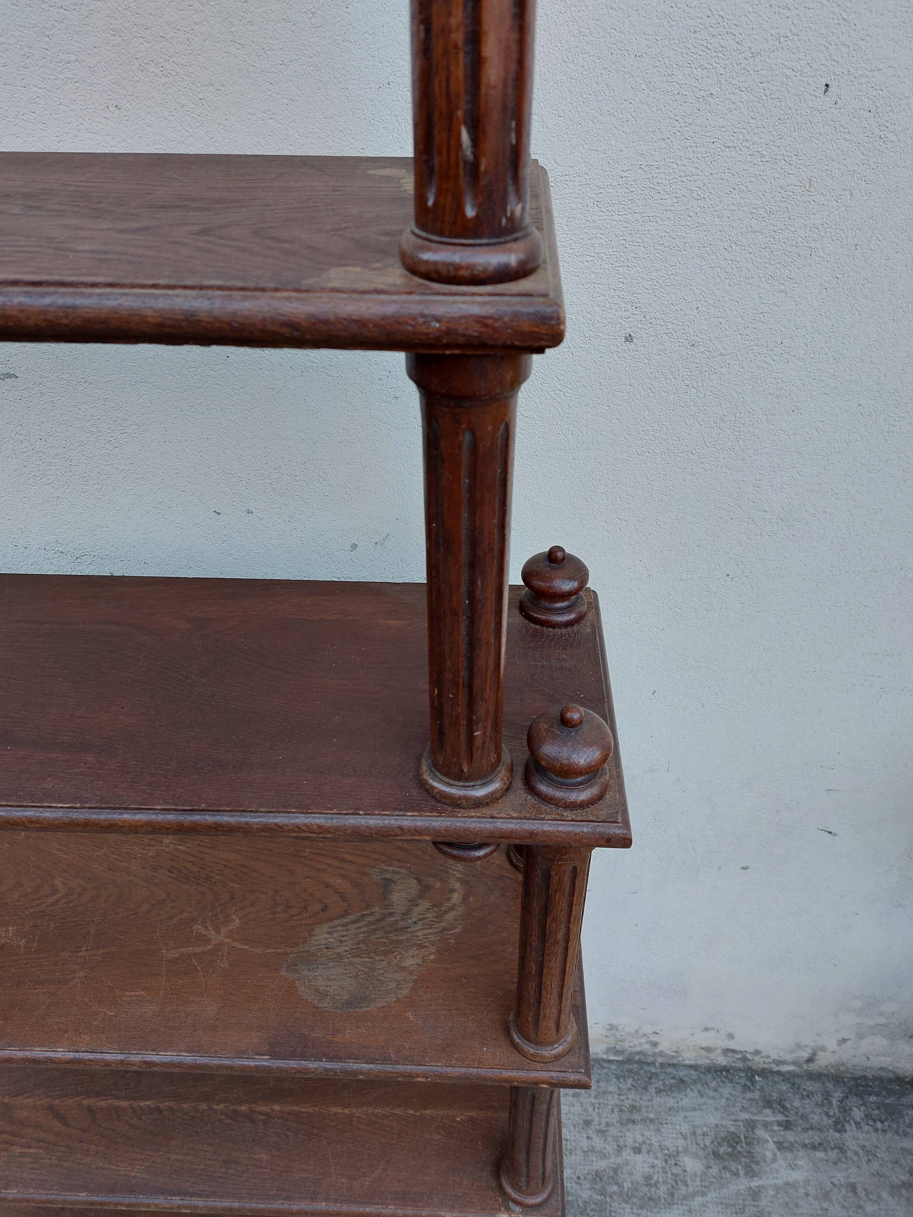 Oak Shelf 6 Trays 1900 -1m62