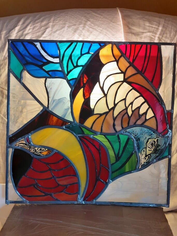 Contemporary stained glass