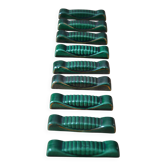 Green ceramic knife holder