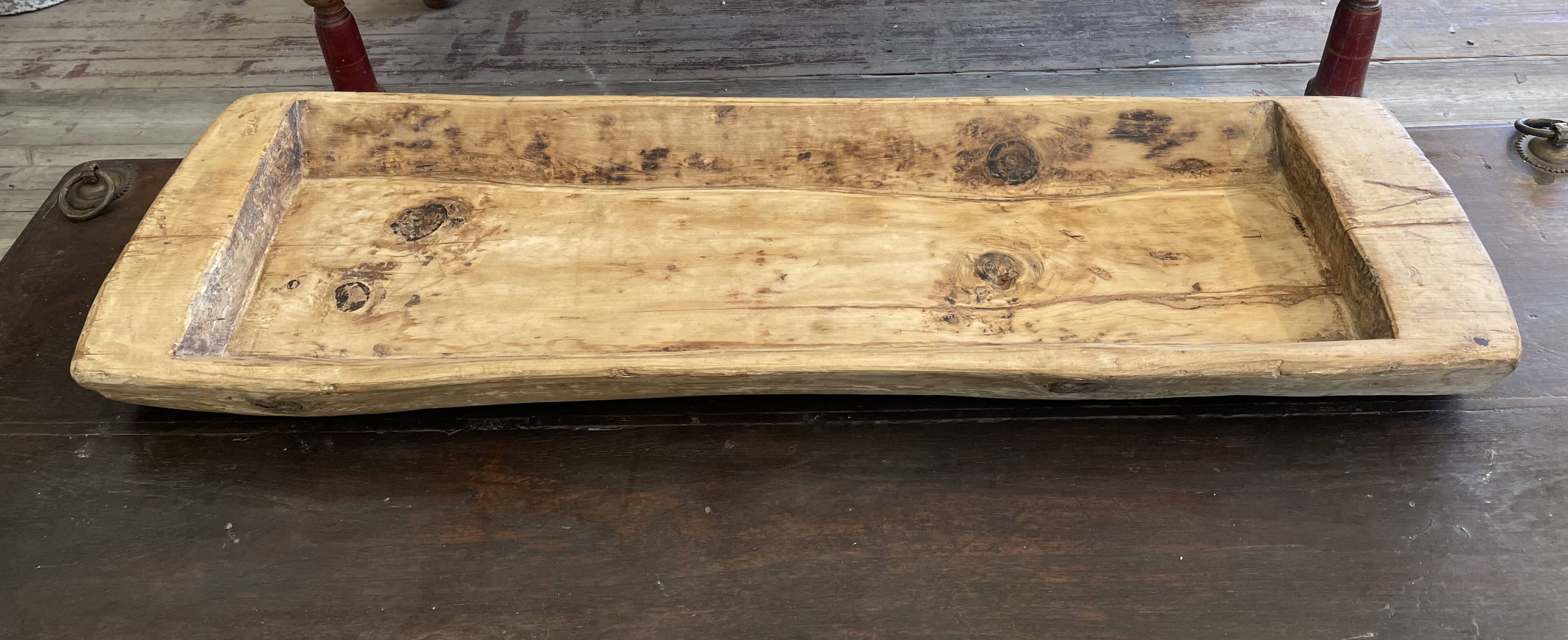 Large wooden tray from Nagaland