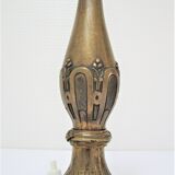 Patinated bronze lamp neo classic vintage style