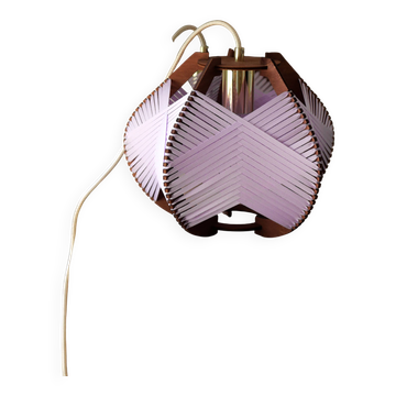 Woven wooden table lamp – Sora M – D32 cm – 42 colours