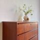 Vintage Danish chest of drawers in teak