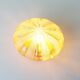 Vintage amber glass wall lamp by Wila Leuchten, Germany 1970's