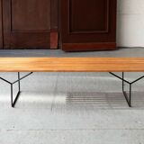 Slatted bench '400' by Harry Bertoia