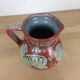 Fratelli Fanciullacci horse vase, orange ceramic