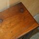 Victorian English oak rustic buffet circa 1880 with drawers.