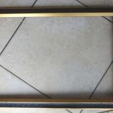 Wooden frame of black and gold color 63x46 cm