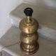 Vintage brass double globe lamp