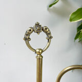 Pair of art deco style "up and down" swan neck desk lamps