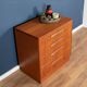 Commode rétro en teck des années 1960, fresque G Plan de Victor Wilkins pour commode