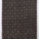 Tapis Kilim Vintage Noir et Brun à Motifs Géométriques, 183x297 Cm