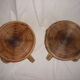 Table rotin & 2 tabourets indochine 1950