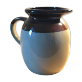 Enamelled sandstone pitcher