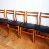 Five vintage Scandinavian chairs 1970