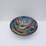 Salad bowl by jeannette and georges picard in enamelled ceramic, france 1960