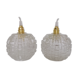 Pair of vintage walking lamps