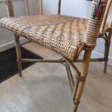 Vintage rattan armchair