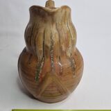 Art Deco pitcher in flamed sandstone from Denbac, Vierzon