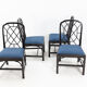 4 chaises chinoises Chippendale