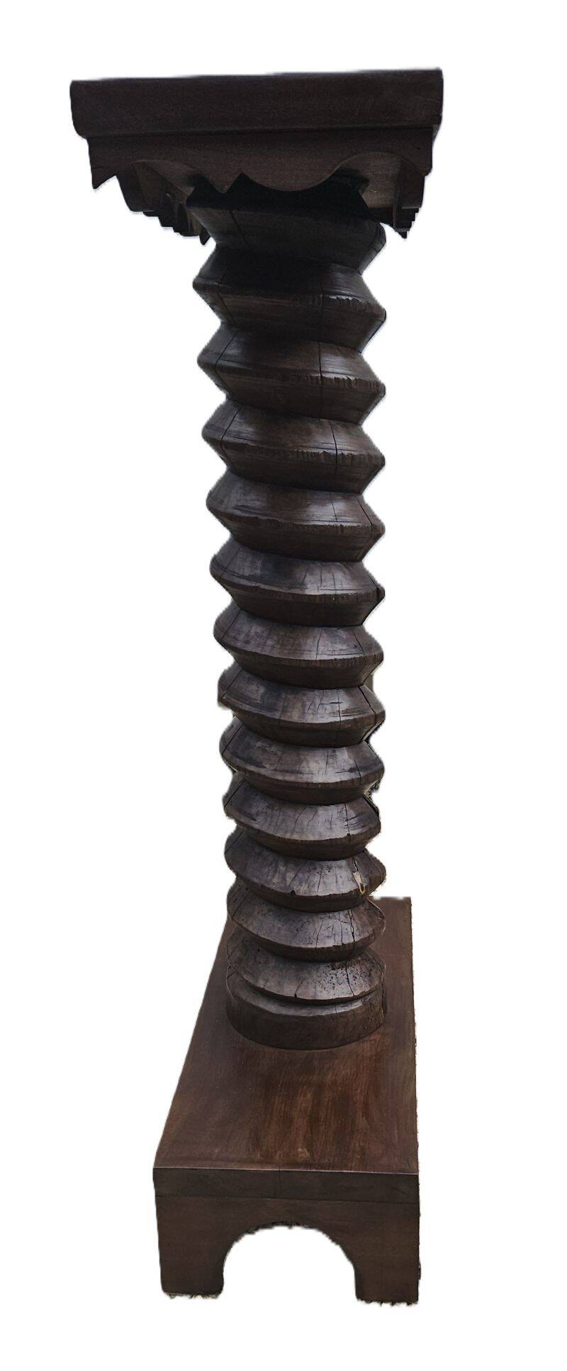 Large press screw column