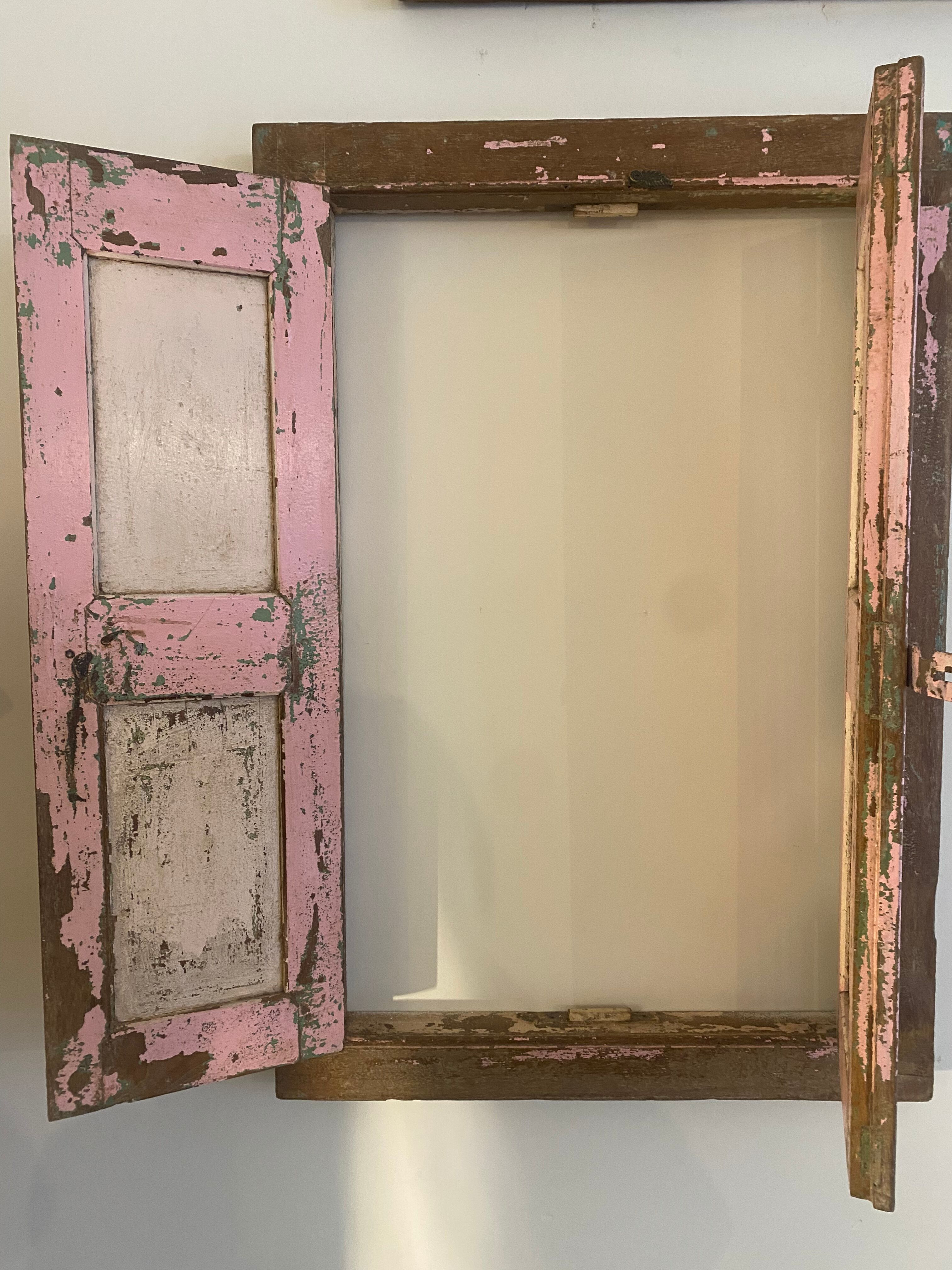 Pink Indian window