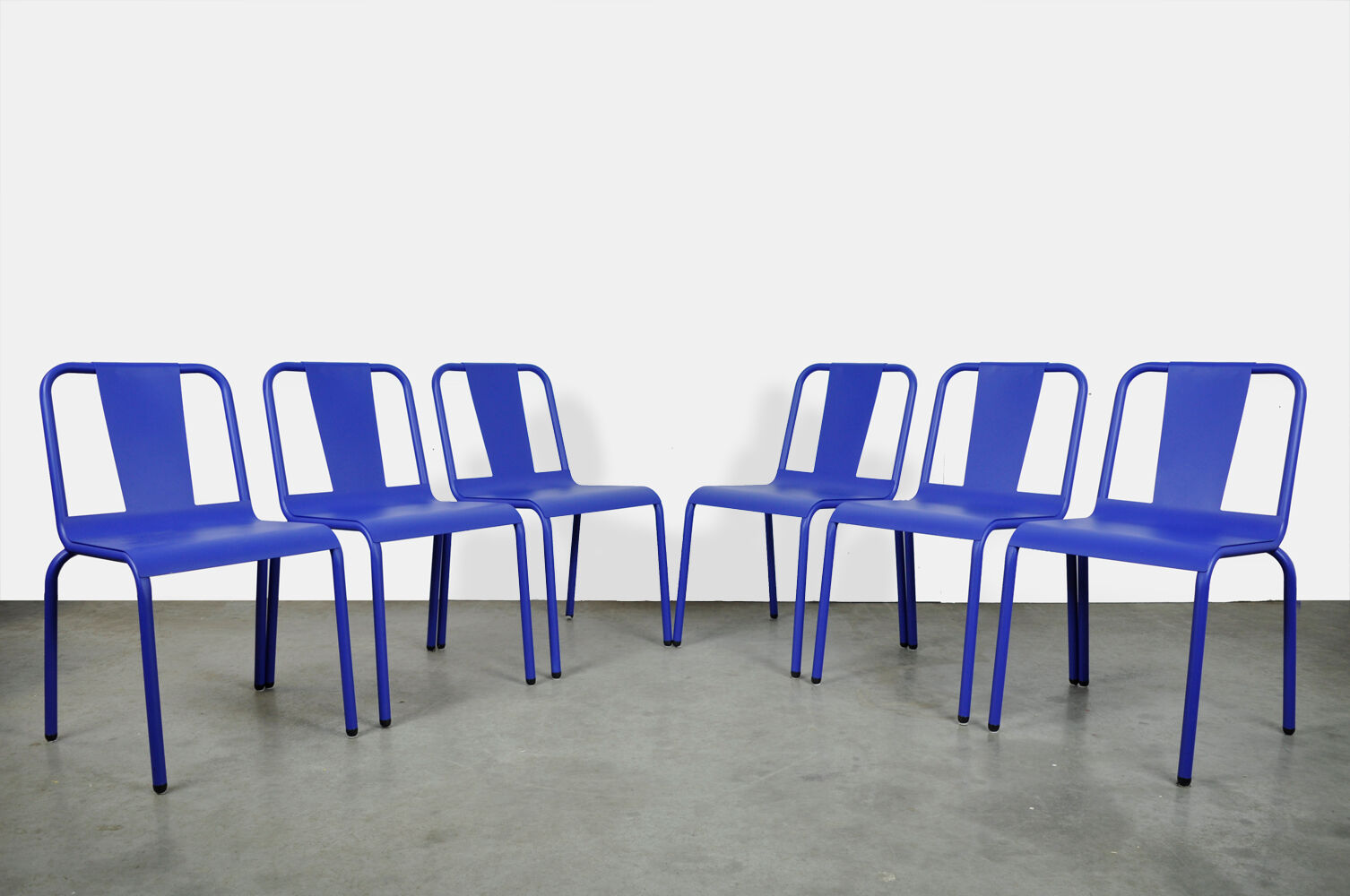 Set of 6 design chairs by Isi Design Group produced by Isimar 2000 Spain