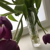 Vintage Vase • Hand Cut Crystal • Bauhaus • Schott Zwiesel • 1950