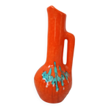 Ceramic vase orange