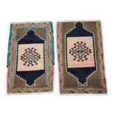 Lot de 2 tapis turcs vintage faits main