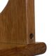 Vintage book shelf wall rack 1970s wood minimalist design