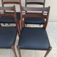 6 vintage teak chairs from the 1960s, Scandinavian Danish.