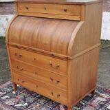 Louis XVI Walnut Cylinder Desk, 18th Century.