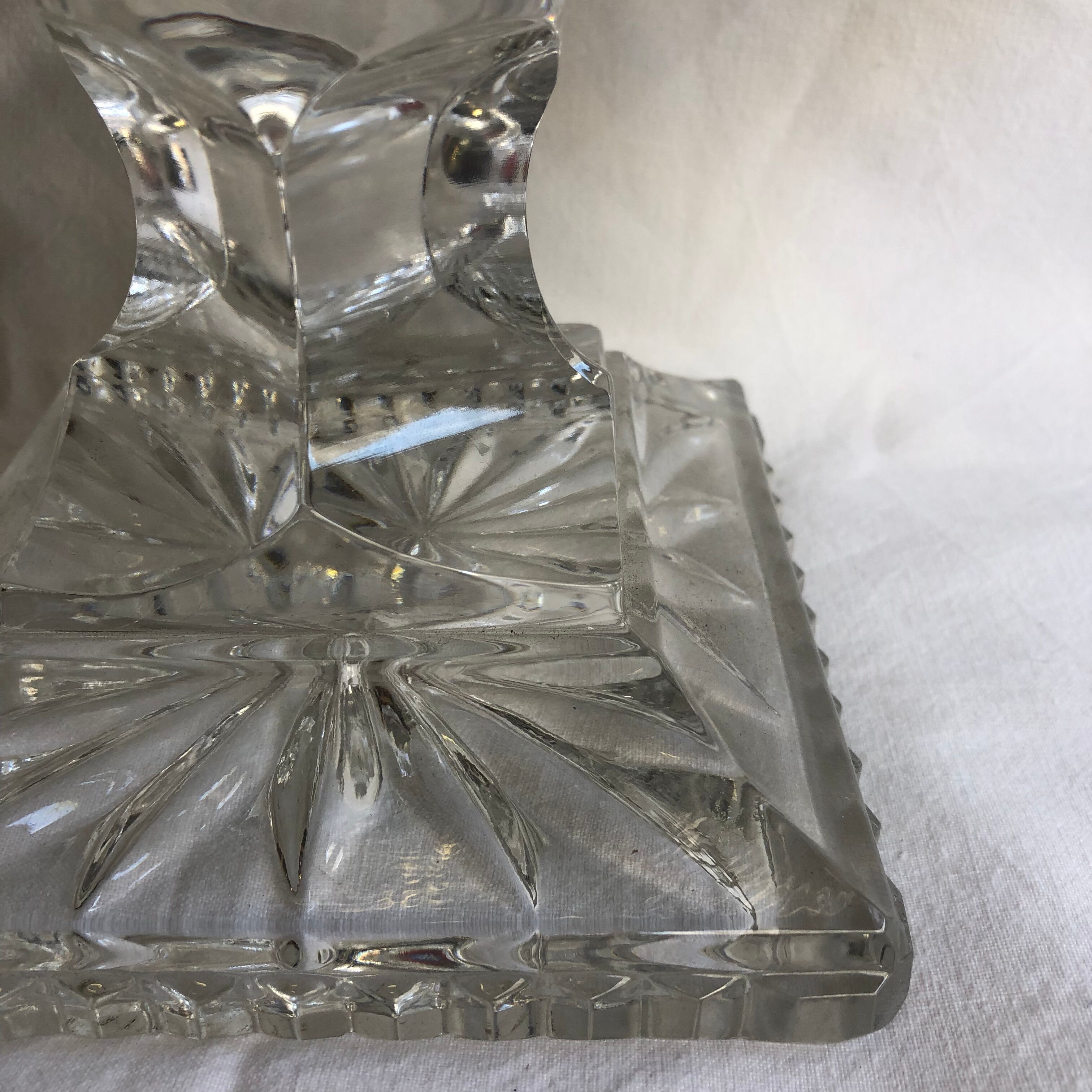 Bohemian crystal fruit cup